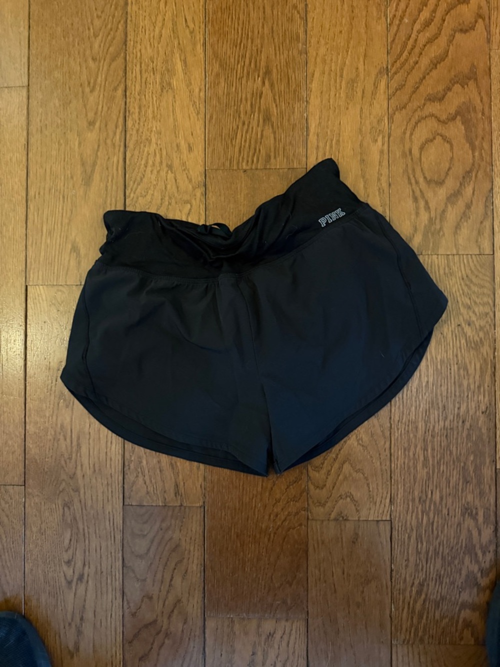 PINK Victoria's Secret Black Athletic Running Shorts